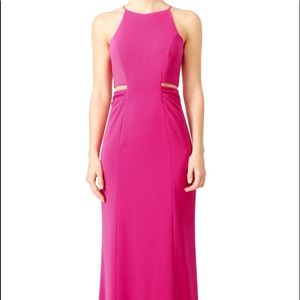 Bagdley Miska pink cut out pink dress